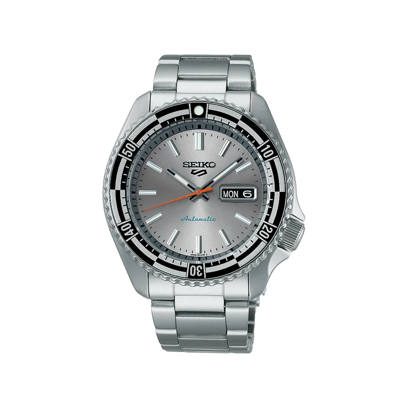Seiko 5 SRPK09K1 Silver Dial Automatic Men's Wrist Watch