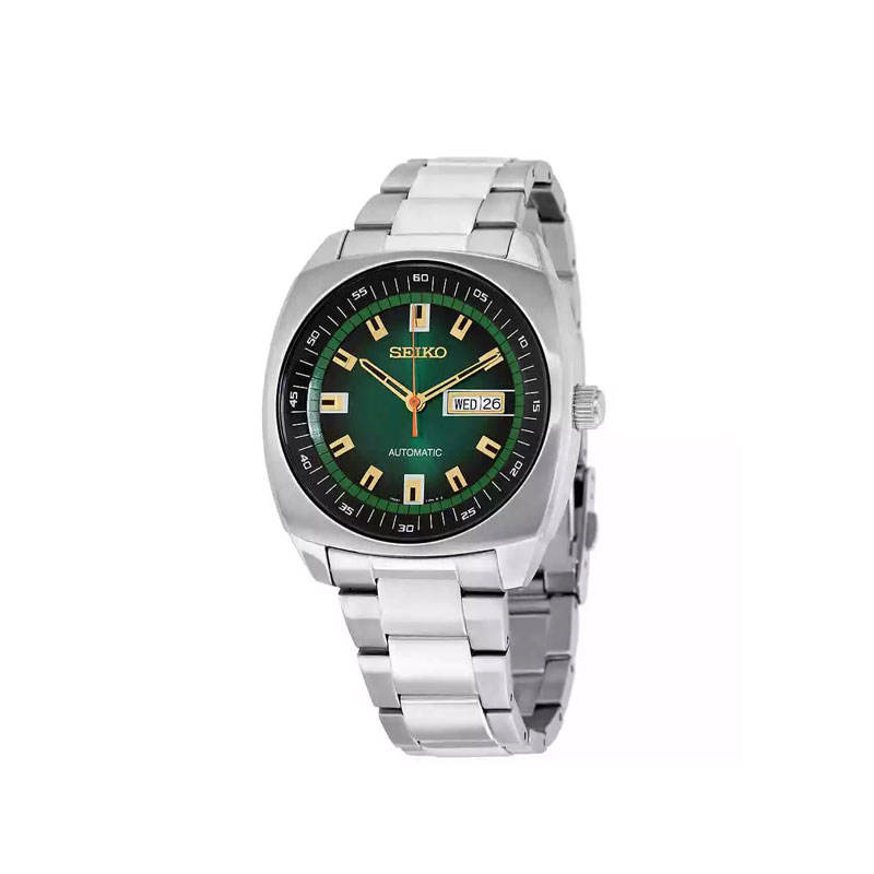 Seiko SNKM97 Recraft Green Dial Automatic Men's Wrist Watch