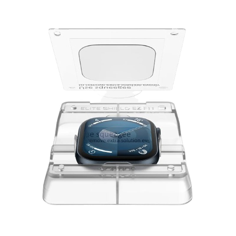 Spigen EliteShield EZ Fit Screen Protector For Apple Watch 10 46mm (2-Pack)