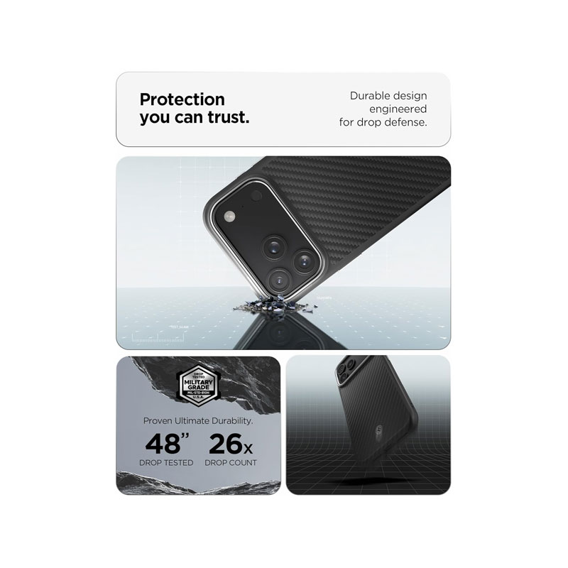 Spigen Enzo Aramid-T MagFit Case for iPhone 17 Pro Max