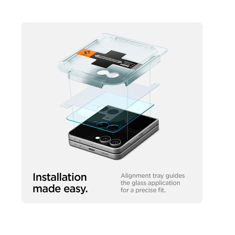 Spigen Glas.tR EZ Fit HD Screen Protector for Galaxy Z Flip 7