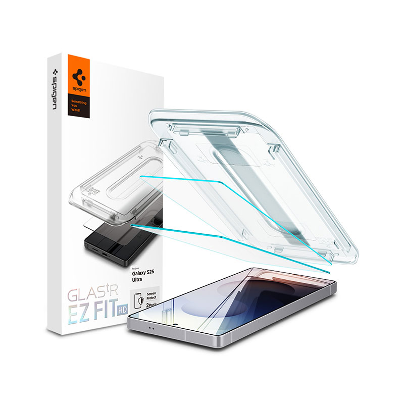 Spigen Glas.tR EZ Fit HD Screen Protector for Galaxy S25 Ultra (1Ps)