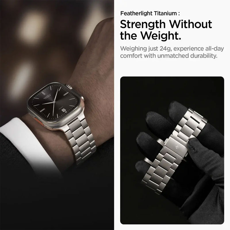 Spigen Modern Fit Titanium Band for Apple Watch Ultra 49/46/45/44/42mm