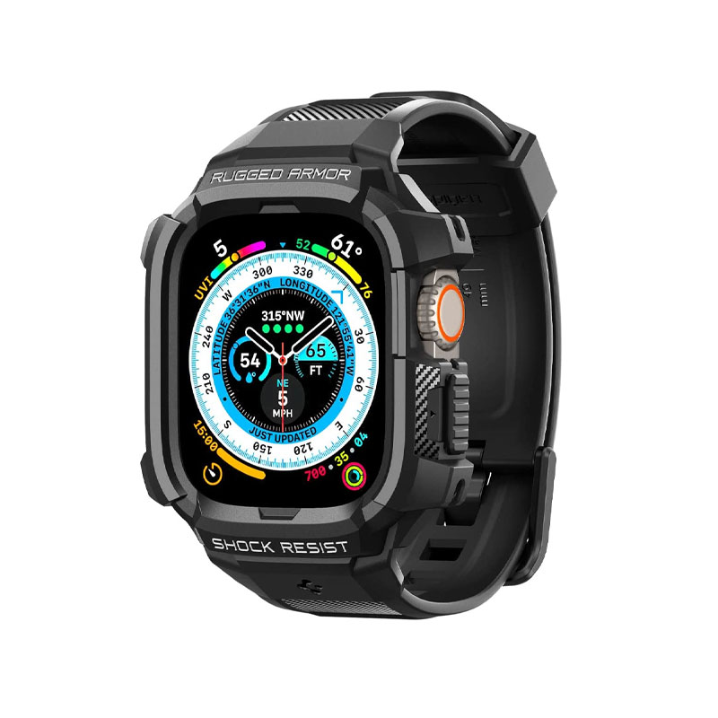 Spigen Rugged Armor Pro ACS05460 For Apple Watch Ultra 2/1 Case