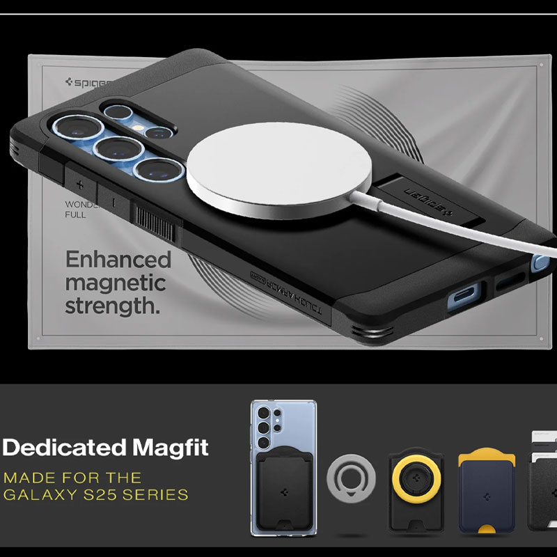 Spigen Tough Armor AI MagFit Case for Galaxy S25 Ultra
