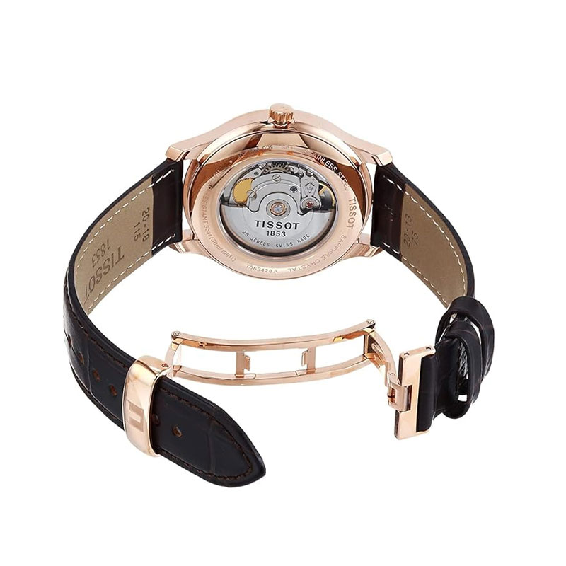 Tissot T0634283606800 T-Classic Vintage Leather Band Automatic Men’s Wrist Watch