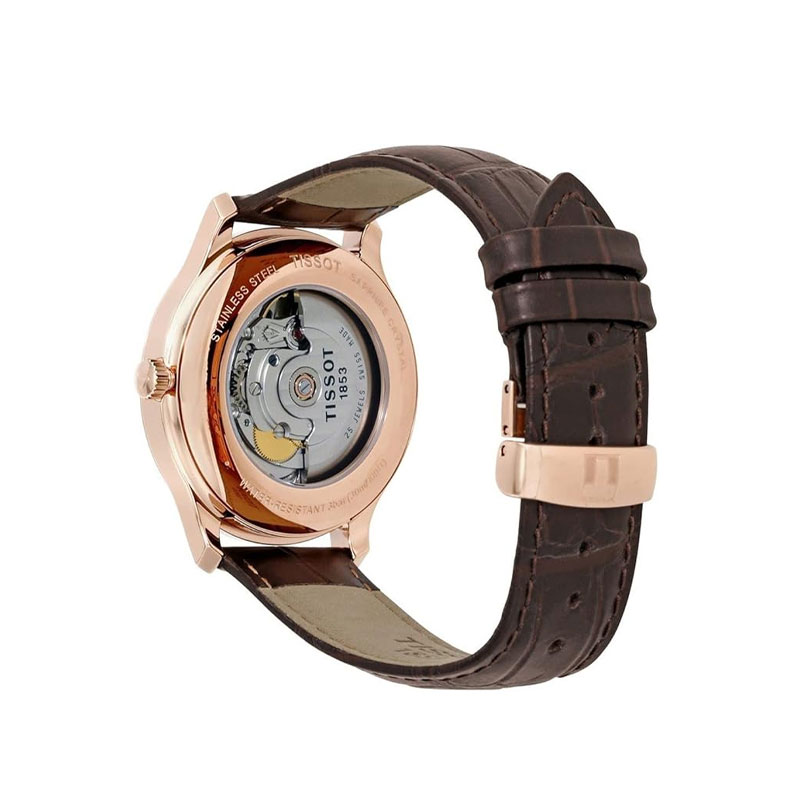 Tissot T0634283606800 T-Classic Vintage Leather Band Automatic Men’s Wrist Watch