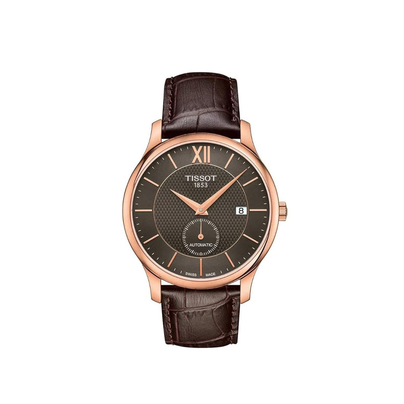 Tissot T0634283606800 T-Classic Vintage Leather Band Automatic Men’s Wrist Watch