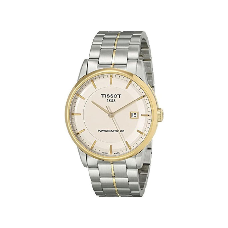 Tissot T0864072226100 Powermatic 80 Ivory Dial Men's Watch