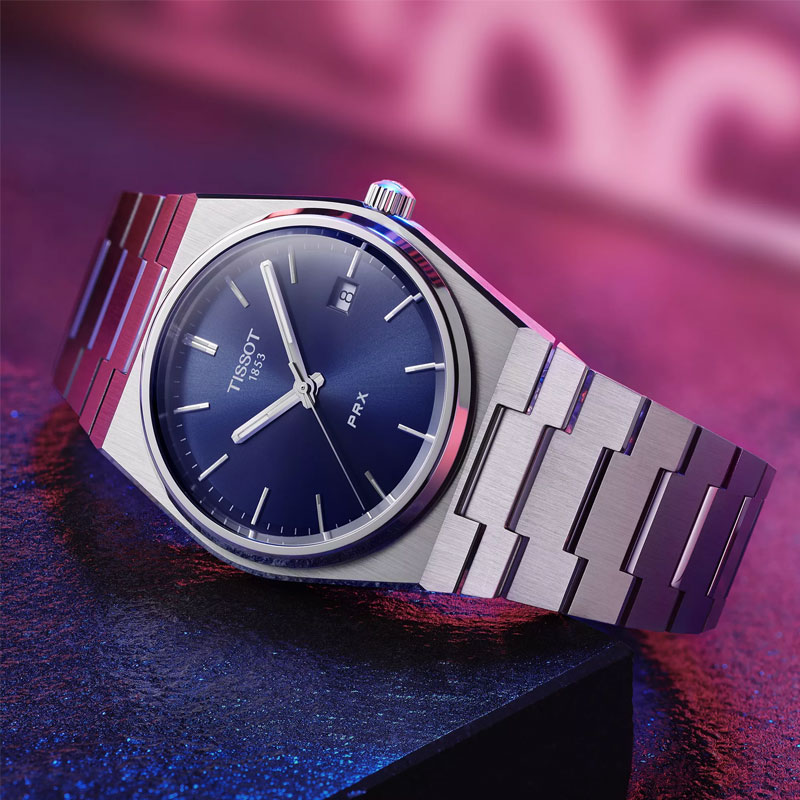 Tissot T137.410.11.041.00 PRX T-Classic Sunray Blue Dial Men's Wrist Watch