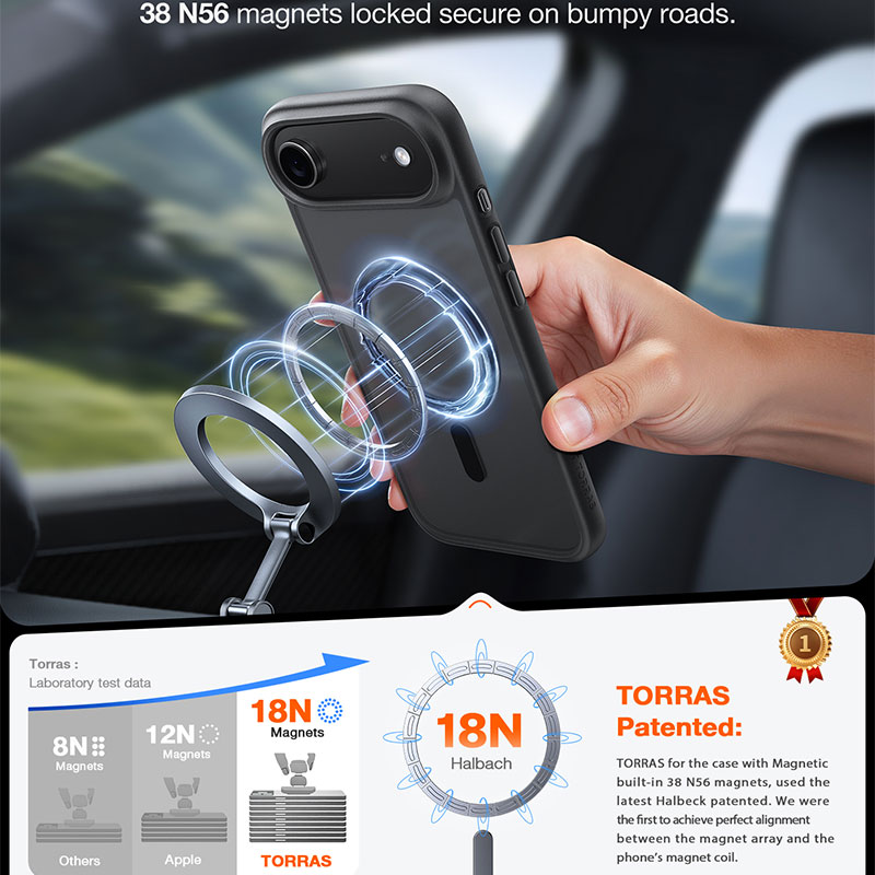 TORRAS Guardian Magnetic Case for iPhone Air