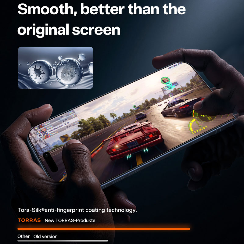 TORRAS Install Master Screen Protector for iPhone 17 Pro Max