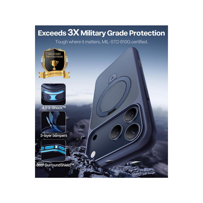 TORRAS Ostand R Case for iPhone 17 Pro