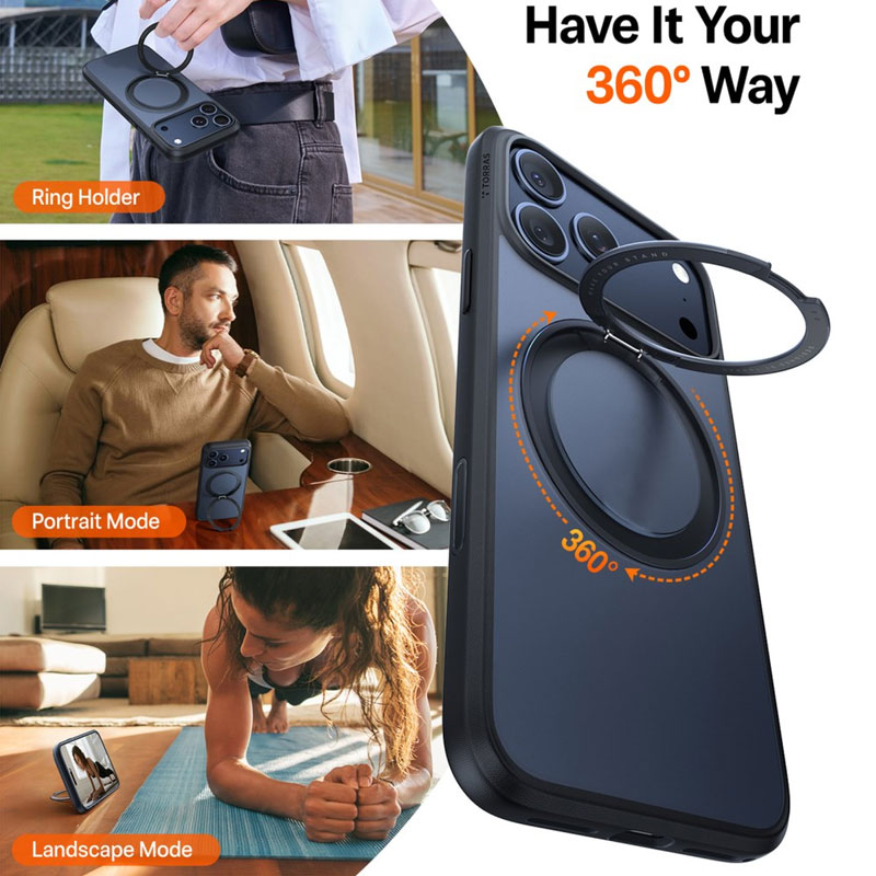 TORRAS Ostand R Case for iPhone 17 Pro Max