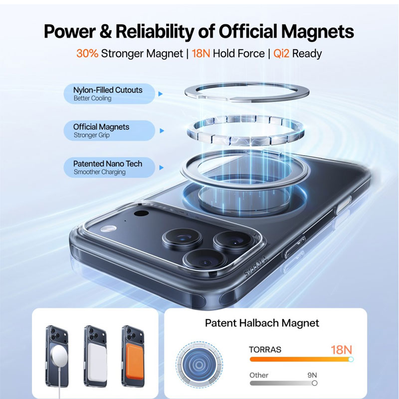 TORRAS Ostand R Case for iPhone 17 Pro Max