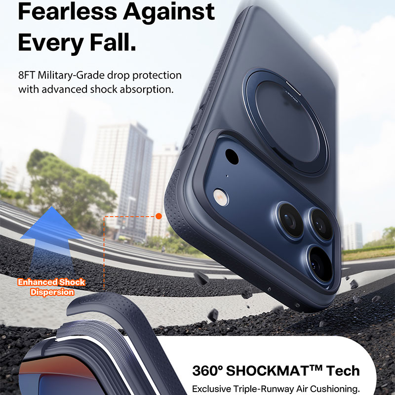 TORRAS Ostand R Fitness Case for iPhone 17 Pro