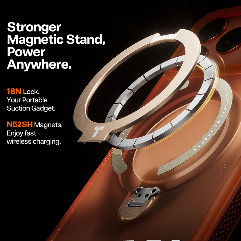 TORRAS 	Ostand Spin/ Q3 Air Case for iPhone 17 Pro Max