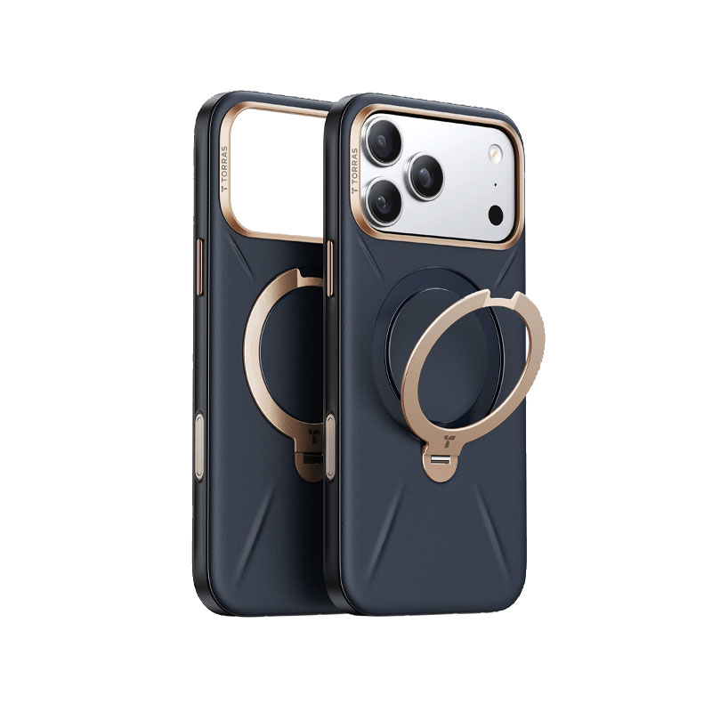 Torras Ostand Spin VegSkin Case for iPhone 17 Pro