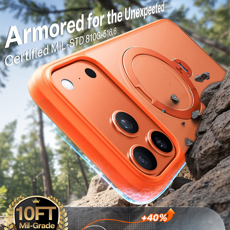 TORRAS Ostand Spin Case for iPhone 17 Pro Max