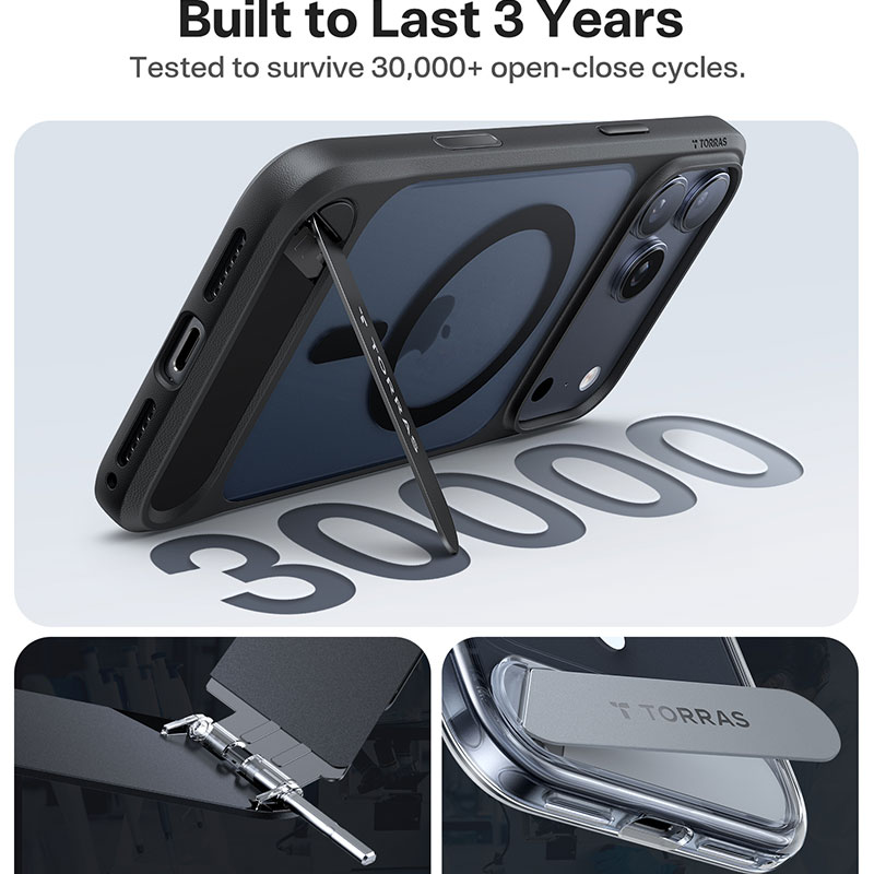 TORRAS Pstand Case for iPhone 17 Pro