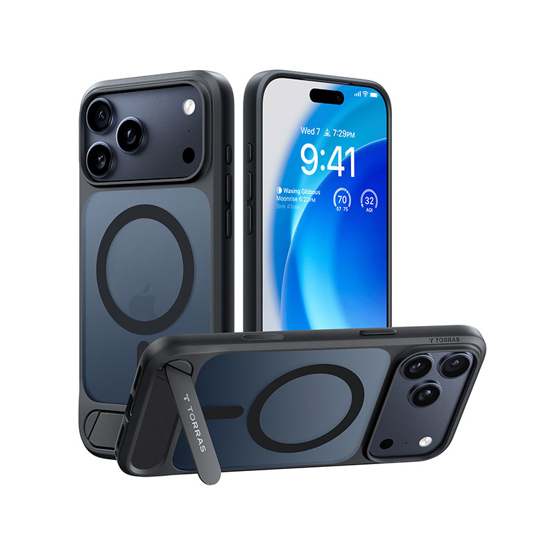 TORRAS Pstand Case for iPhone 17 Pro