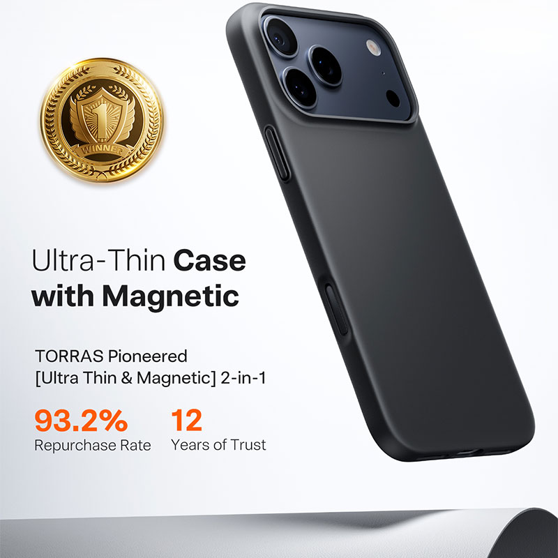 TORRAS SlimFit Mag Case for iPhone 17 Pro Max