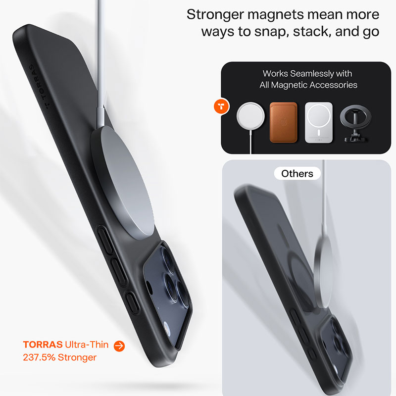 TORRAS SlimFit Mag Case for iPhone 17 Pro Max