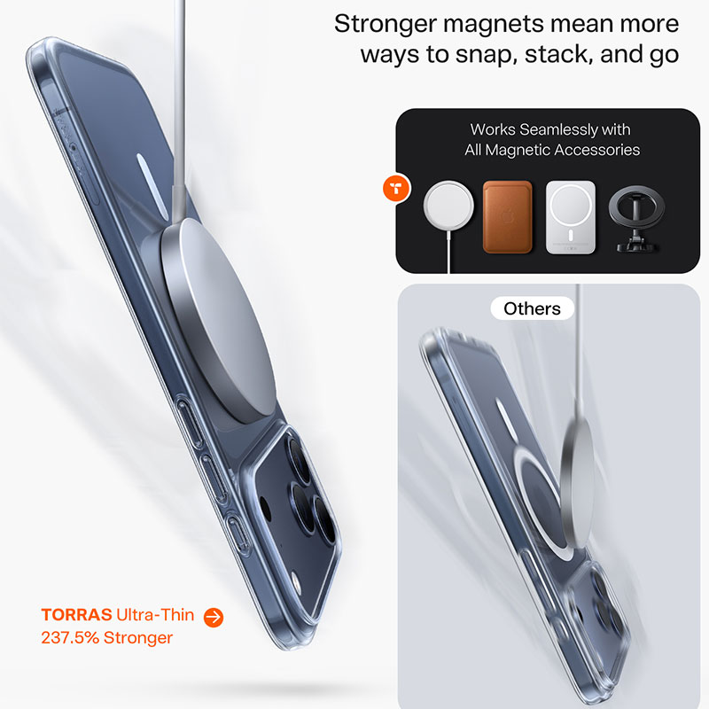 TORRAS SlimFit Mag Case for iPhone 17 Pro Max