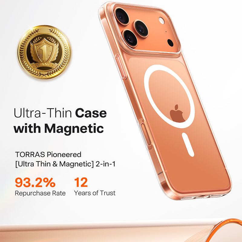 TORRAS SlimFit Mag Case for iPhone 17 Pro Max