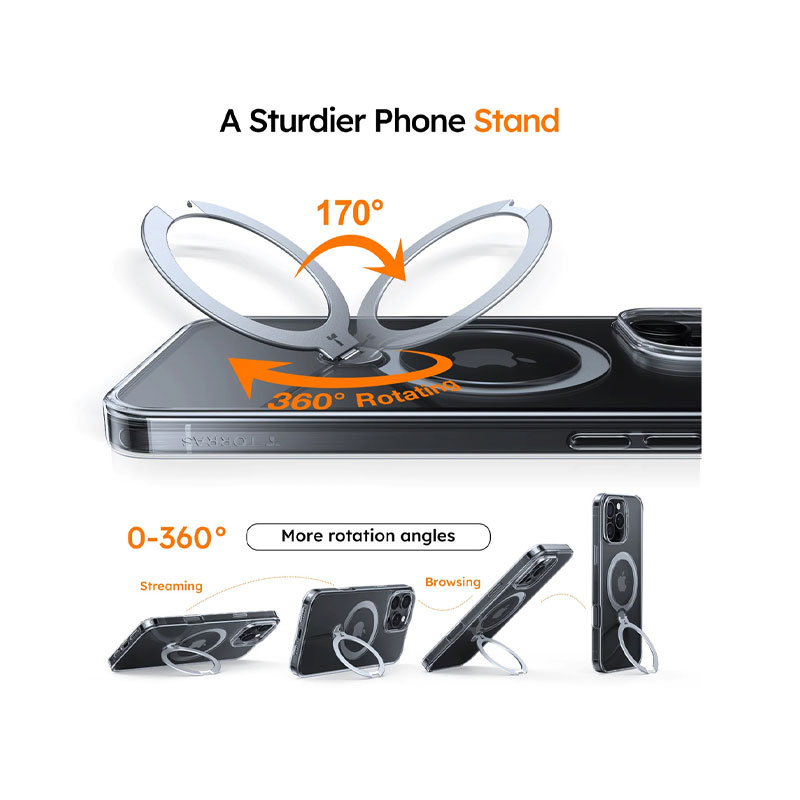 Torras Upro Ostand Spin Case for iPhone 16 Pro 