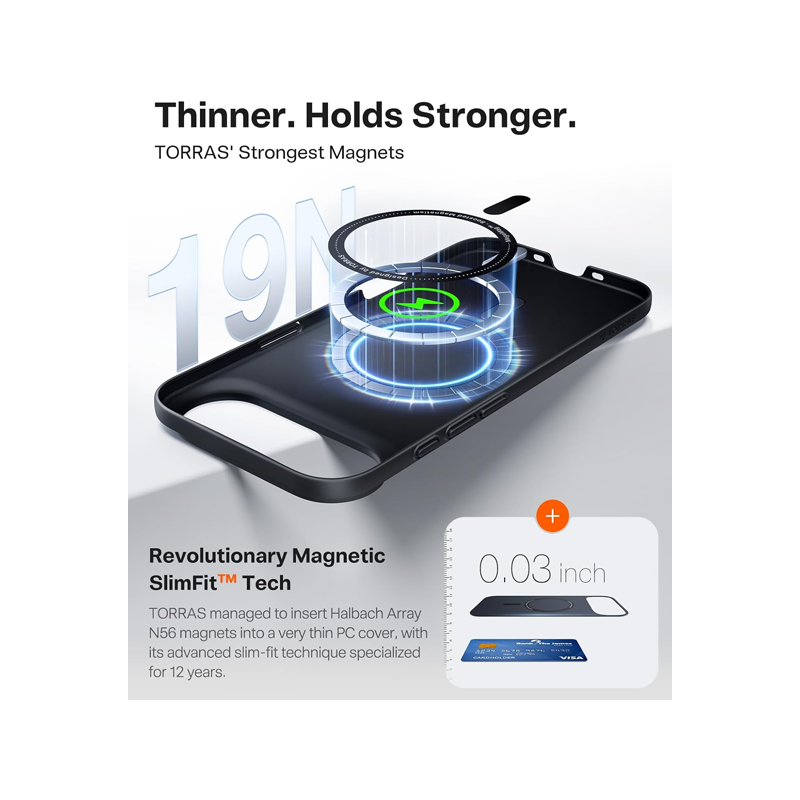 TORRAS SlimFit Mag Case for iPhone Air