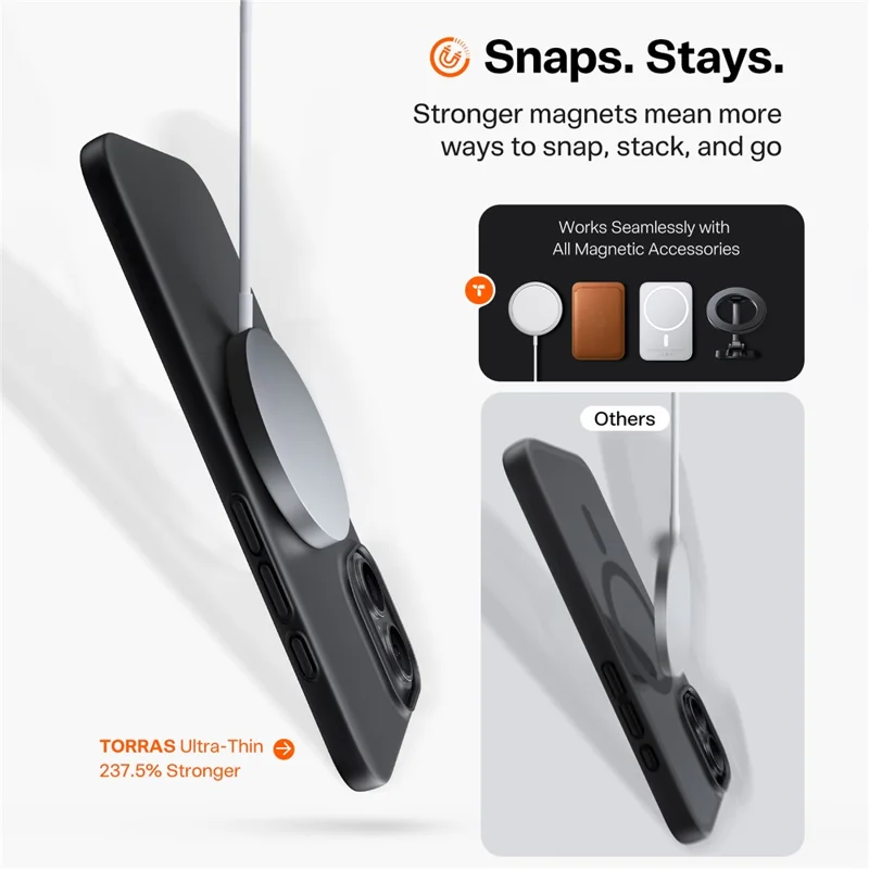 TORRAS SlimFit Mag Case for iPhone 17