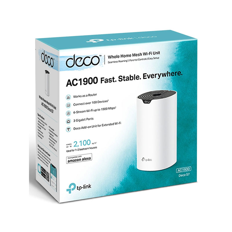 TP-Link Deco S7 AC1900 Dual Band Mesh Router (1-Pack)