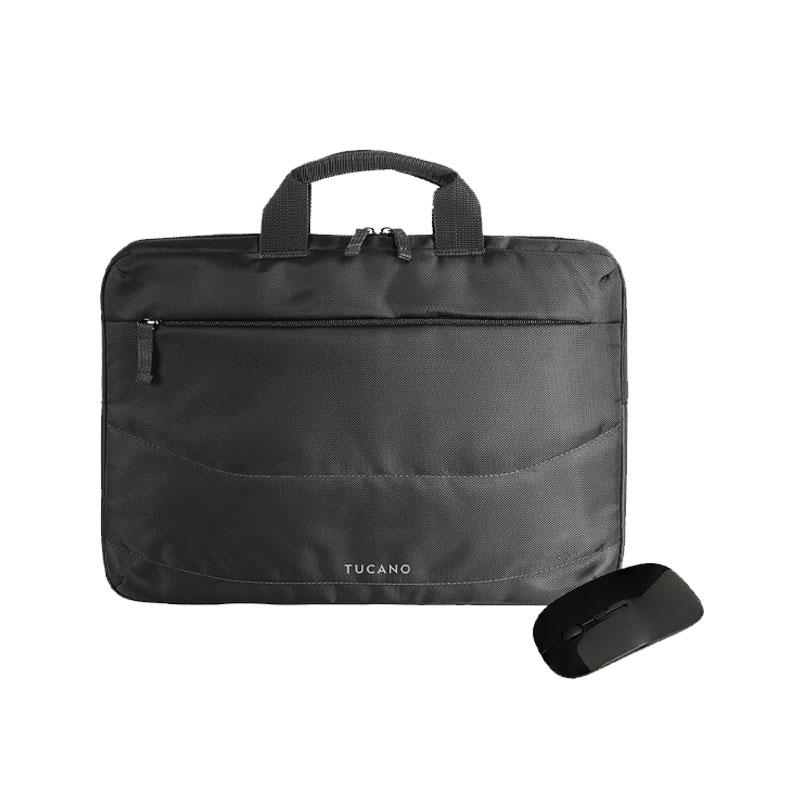 Tucano Idea Bundle Slim Bag for Laptop 14" with Wireless Mouse