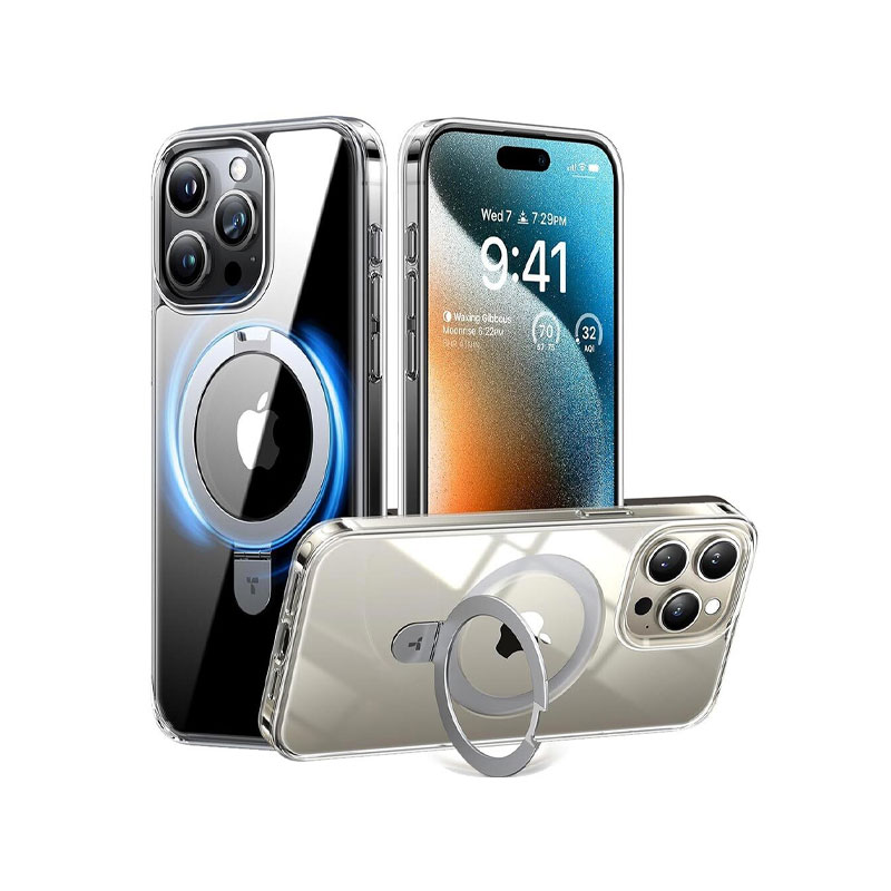 TORRAS	Upro Ostand Clear Series Case for iPhone 15 Pro Max