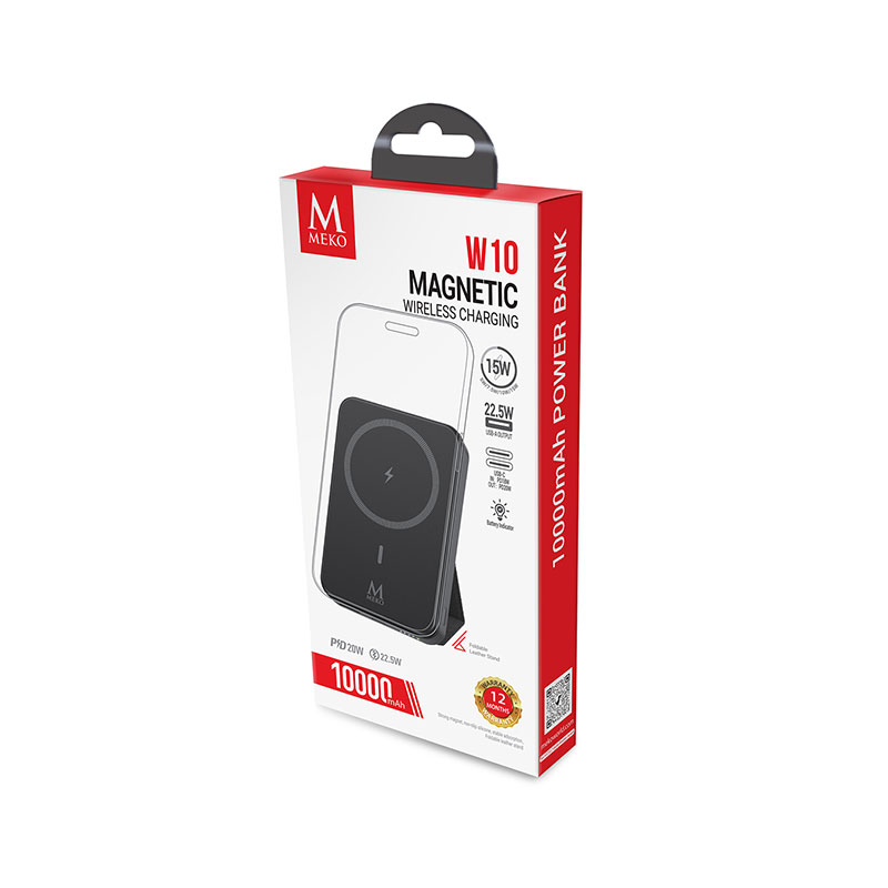 MEKO W10 Magnetic Wireless Charging 10000mAh Power Bank