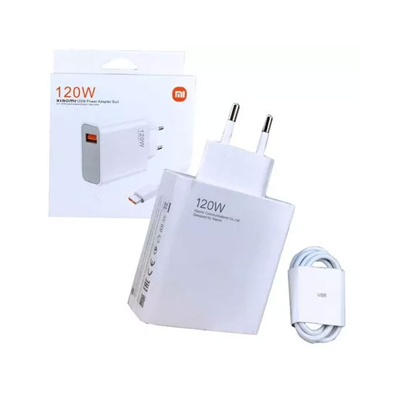 Xiaomi 120W Power Adapter Suit & Type-C Data Cable