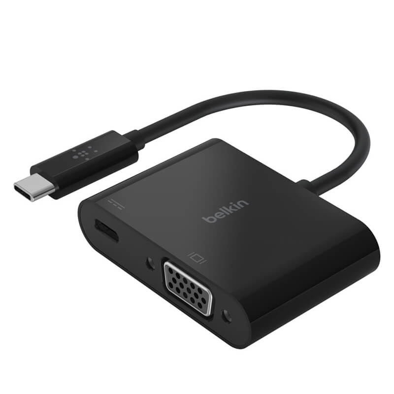 Belkin USB-C to VGA + Charge Adapter 60W