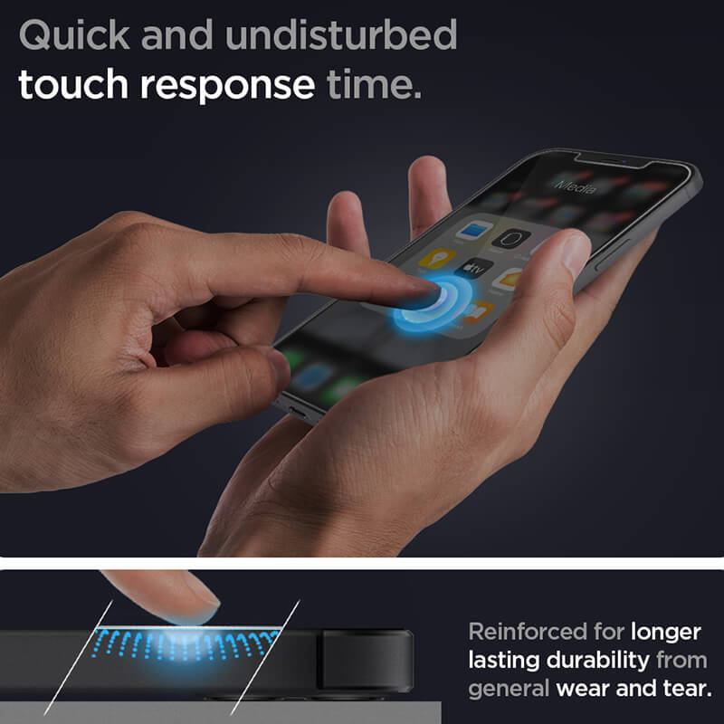 Glas.tR Slim Hd Full Cover Screen Protector for iPhone 12 / 12 pro