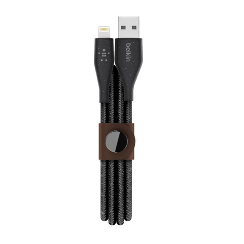 Belkin Duratek Plus Lightning to USB-A Cable with Leather Strap 1.2m