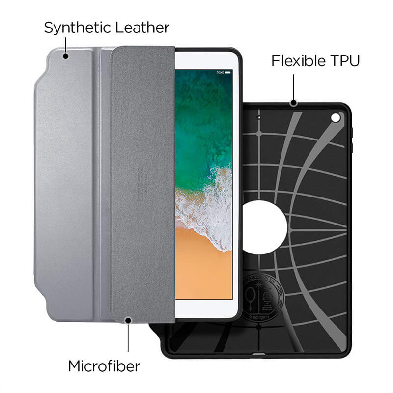 Smart Fold 2 With Pencil Holder for iPad 9.7 (2017)/iPad Pro 9.7/iPad Air 2