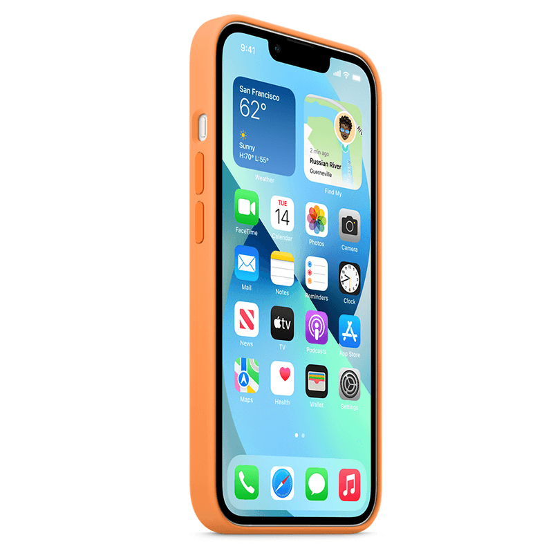 Apple Silicone Case with MagSafe for iPhone 13