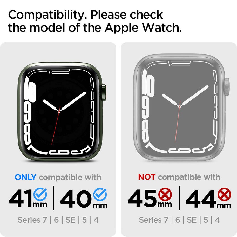 Liquid Crystal Clear Case for Apple Watch (40/44/45mm)