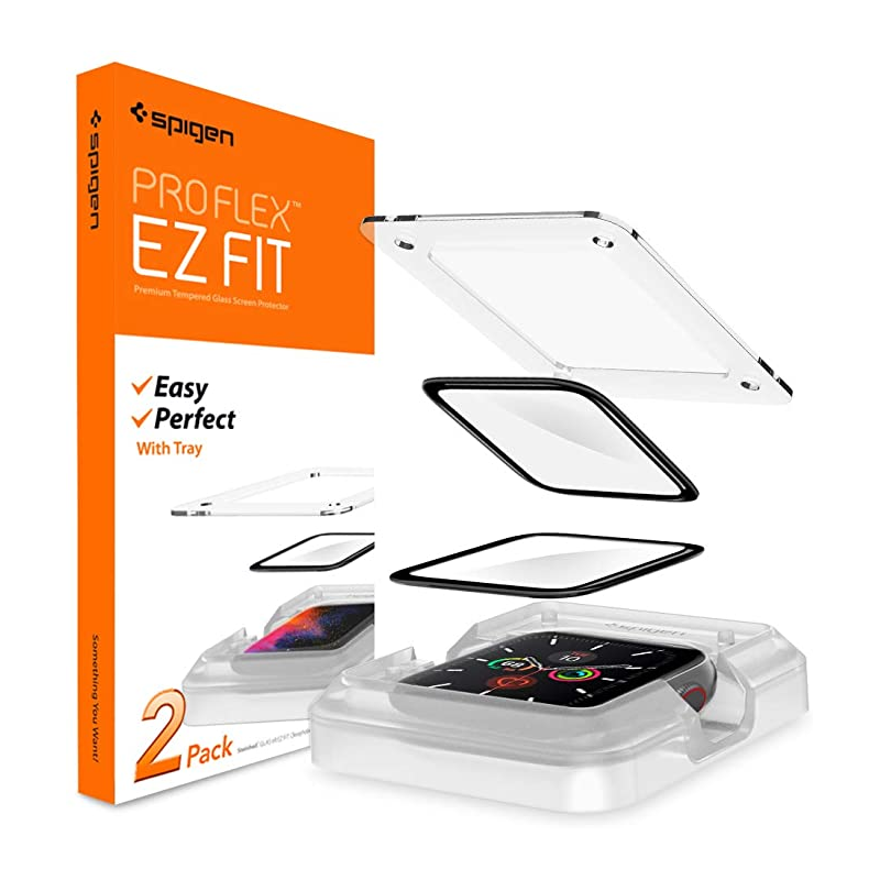 Spigen Pro Flex EZ Fit screen protector for Apple Watch (2pcs)