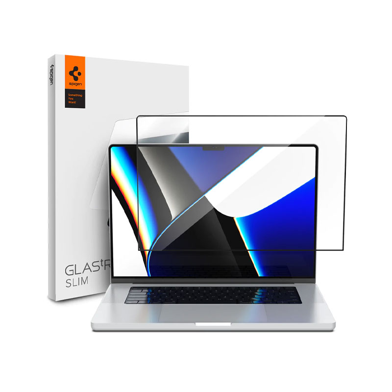 Spigen GLAS.tR Slim Screen Protector for MacBook Pro 14" (M4/M3/M2/M1)
