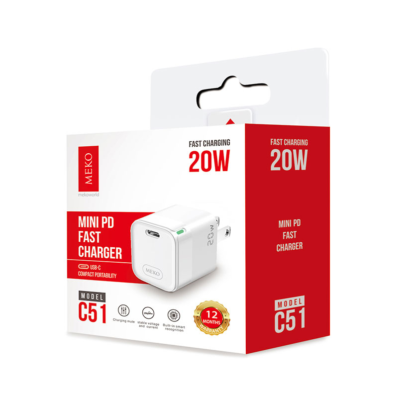 Meko C51 20W Fast Charging Adapter