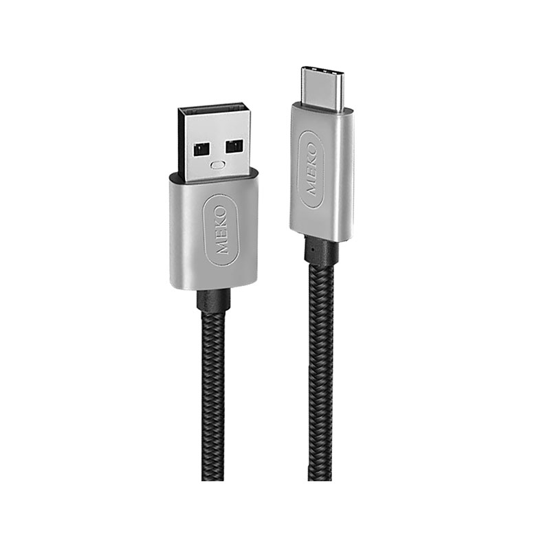 Meko Nylon Braided USB-A to USB-C Fast Charging Cable 1.2M