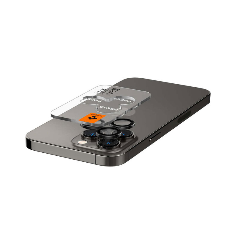 Spigen Glas tR EZ fit Optik pro Camera Lens for iPhone 17/16/15/14 Pro & Pro Max (1 piece)