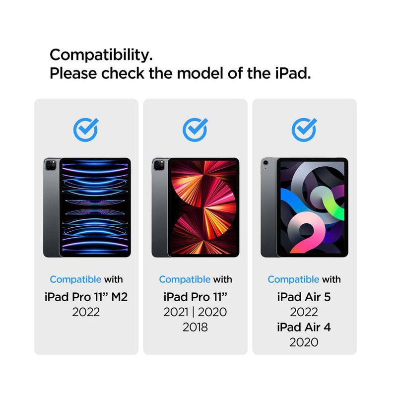 Spigen Smart Fold Plus Flip Cover for iPad Air 10.9"/iPad Pro 11" (2022/2021/2020/2018)