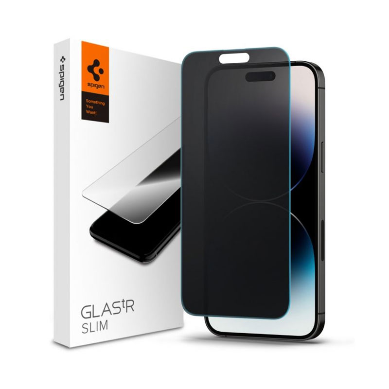 Spigen GLAS.tR Privacy HD Screen Protector for iPhone 14 Pro